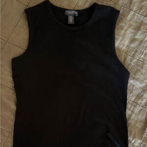 Banana Republic Classic BLACK Tank Top “L” Stretch